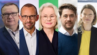 Uwe Schmidt, Thomas Röwekamp, Kirsten Kapppert-Gonther, Sergej Minich und Doris Achelwilm (Montage)