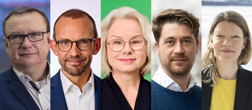 Uwe Schmidt, Thomas Röwekamp, Kirsten Kapppert-Gonther, Sergej Minich und Doris Achelwilm (Montage)