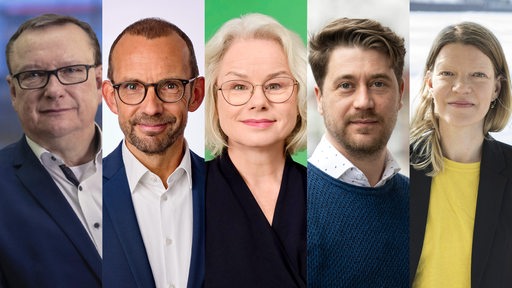 Uwe Schmidt, Thomas Röwekamp, Kirsten Kapppert-Gonther, Sergej Minich und Doris Achelwilm (Montage)