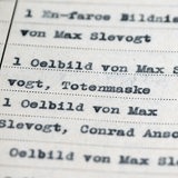 Eine Akte aus der NS-Zeit. Namen sind zu lesen. 