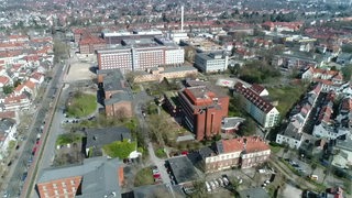 Das Gelände des Klinikums Bremen-Mitte aus der Vogelperspektive.