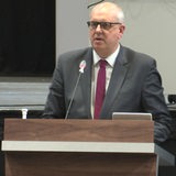 Der Bürgermeister Andreas Bovenschulte bei der Regierungserklärung in der Bürgerschaft. 