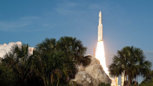 Eine Ariane-5-Rakete beim Start