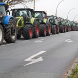 Tausende Bauern sind mit ihren Treckern auf dem Weg nach Berlin. 