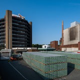 Blick auf den Betriebshof von Brauerei Beck GmbH & Co 