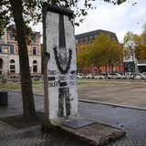 Ein originales Stück der Berliner Mauer am Bremer Hauptbahnhof
