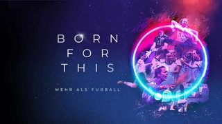 Plakat für die Dokuserie der ARD "Born for this"