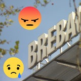 Eine Collage aus Emojis und einem Foto der Brebau.