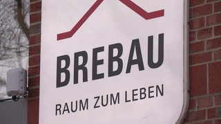 Das Brebau-Logo, mit der Unterschrift: Raum zum Leben.