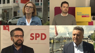 Eine Collage aus Politikerinnen und Politikern.