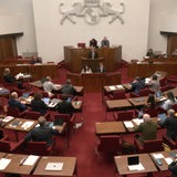 Blick ins Plenum der Bremischen Bürgerschaft in ihrer Sitzung vom 25. Februar 2025