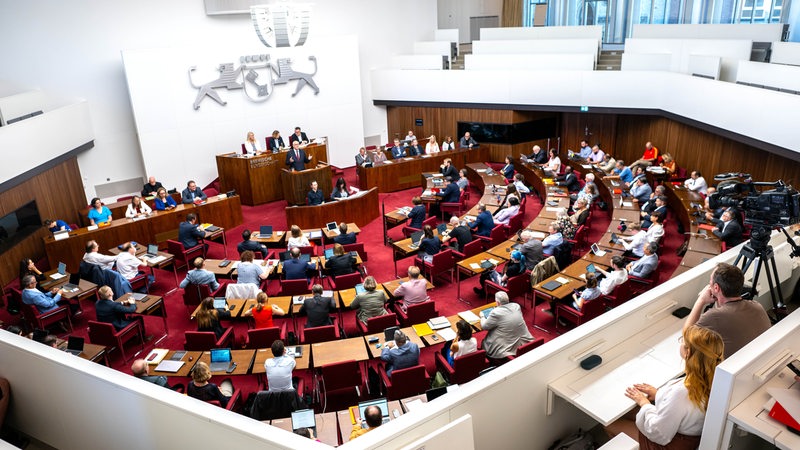 Die Bremische Bürgerschaft tagt im Abgeordnetenhaus