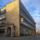 Das Gebäude der Post an der Bremer Domsheide.