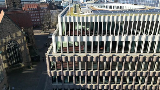 Das Gebäude der Bremer Landesbank. 