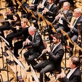 Die Bremer Philharmoniker während eines Konzerts