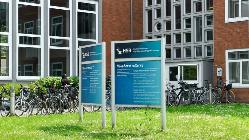 Die Hochschule Bremen (HSB) in der Werderstraße.