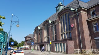 Der Hauptbahnhof in Bremerhaven.