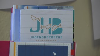 Das Logo der Jugendherberge in Bremerhaven
