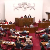 Eine Plenar-Sitzung in der Bremischen Bürgerschaft