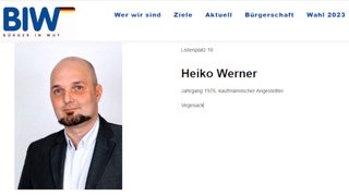 Heiko Werner kandidiert für die Bürger in Wut auf Listenplatz 18 für die Bürgerschaft. Nach Vorwürfen über Kontakte zur Neonazi-Szene hat er angekündigt, mögliche Mandate nicht anzutreten und die Bürger in Wut zu verlassen.