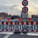  Sperrung der Fuß- und Radwege auf der Bürgermeister-Smidt-Brücke