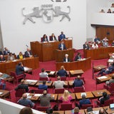 Blick in die Bremer Bürgerschaft im Juli 2023