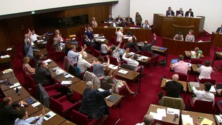 Eine Abstimmung in der Bremer Bürgerschaft
