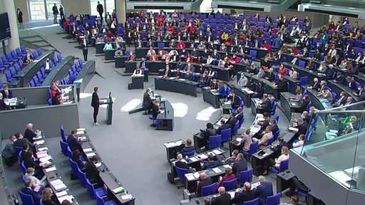 Ein Treffen zum Thema Impfpflicht im Bundestag.