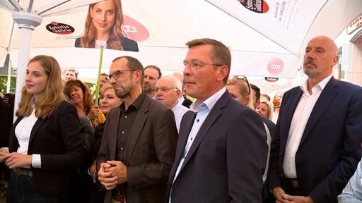 Bremer Politiker bei der Bremer Wahlparty
