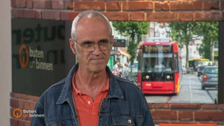 Der Vekehrsexperte Carsten Wilm Müller im buten un binnen Studio. 