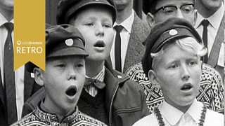 Knabenchor singt in Bremen, 1965