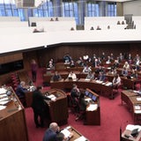 Eine Debatte in der Bürgerschaft.