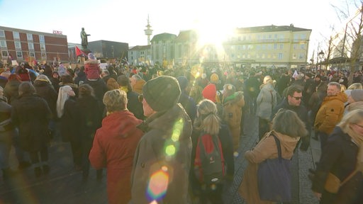 Demo bei Sonnenlicht