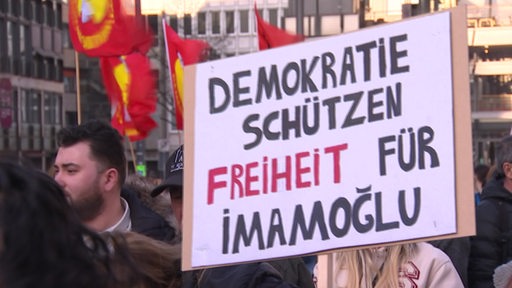 Eine Demonstration in Bremen.
