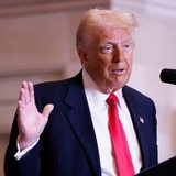 Donald Trump beim National Prayer Breakfast im Februar 2025