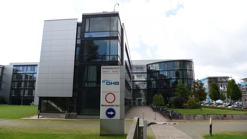 Das Gebäude des Raumfahrtunternehmens OHB in Bremen.