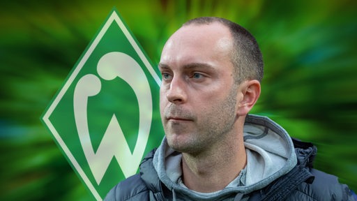 Ole Werner vor Werder-Raute