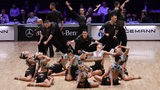 Pose der serbischen Lateinformation Vracar und ihrer Choreografie "Impossible" bei der WM in Bremen.