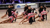 Pose der niederländischen Lateinformation DSV Dance Impression mit der Choreografie "Christian Aguilera" bei der WM.