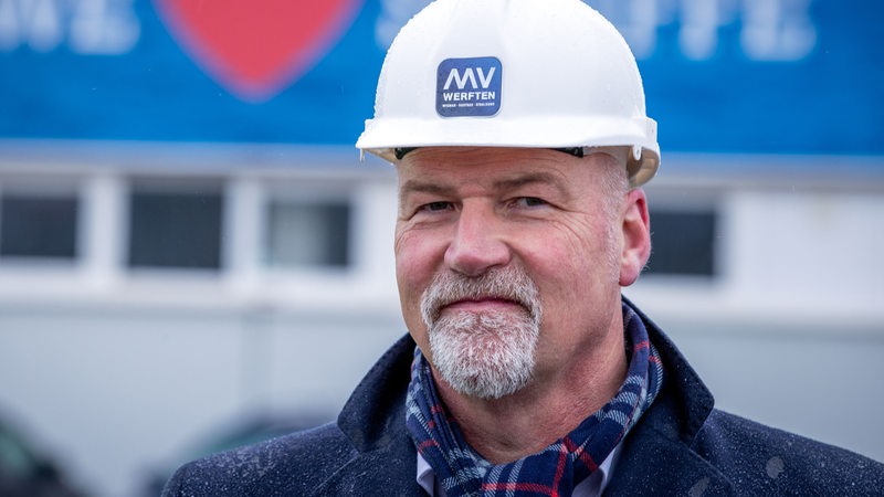 Der Geschäftsführer der MV-Werften Carsten Haake