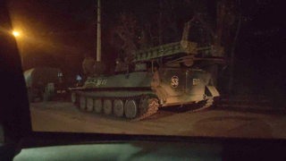 Russisches Militär in Donetsk