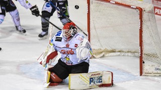 Der Torwart der Fischtown Pinguins