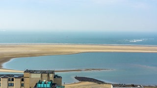 Blick auf den Strand Borkum