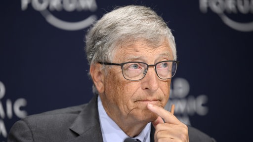 Bill Gates im Mai 2022 in Davos