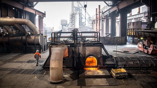 Bild aus dem Inneren von Arcelor Mittal in Bremen