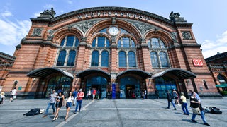 Der Bremer Hauptbahnhof.