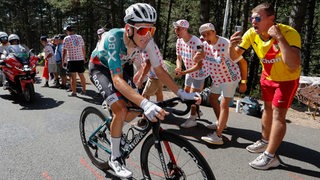 Lennard Kämna bei der Tour de France.