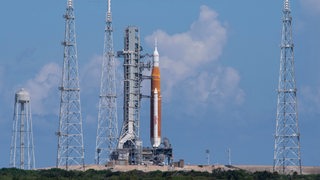 Rakete der Nasa-Mondmission Artemis 1