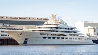 Festgesetzte Luxusjacht "Dilbar"