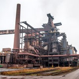Das Bremer Stahlwerk von Arcelor Mittal.
